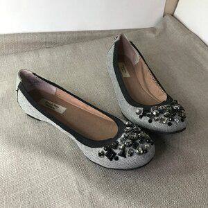 Simply Vera Wang Beaded Rhinestone Ballet Flats 7